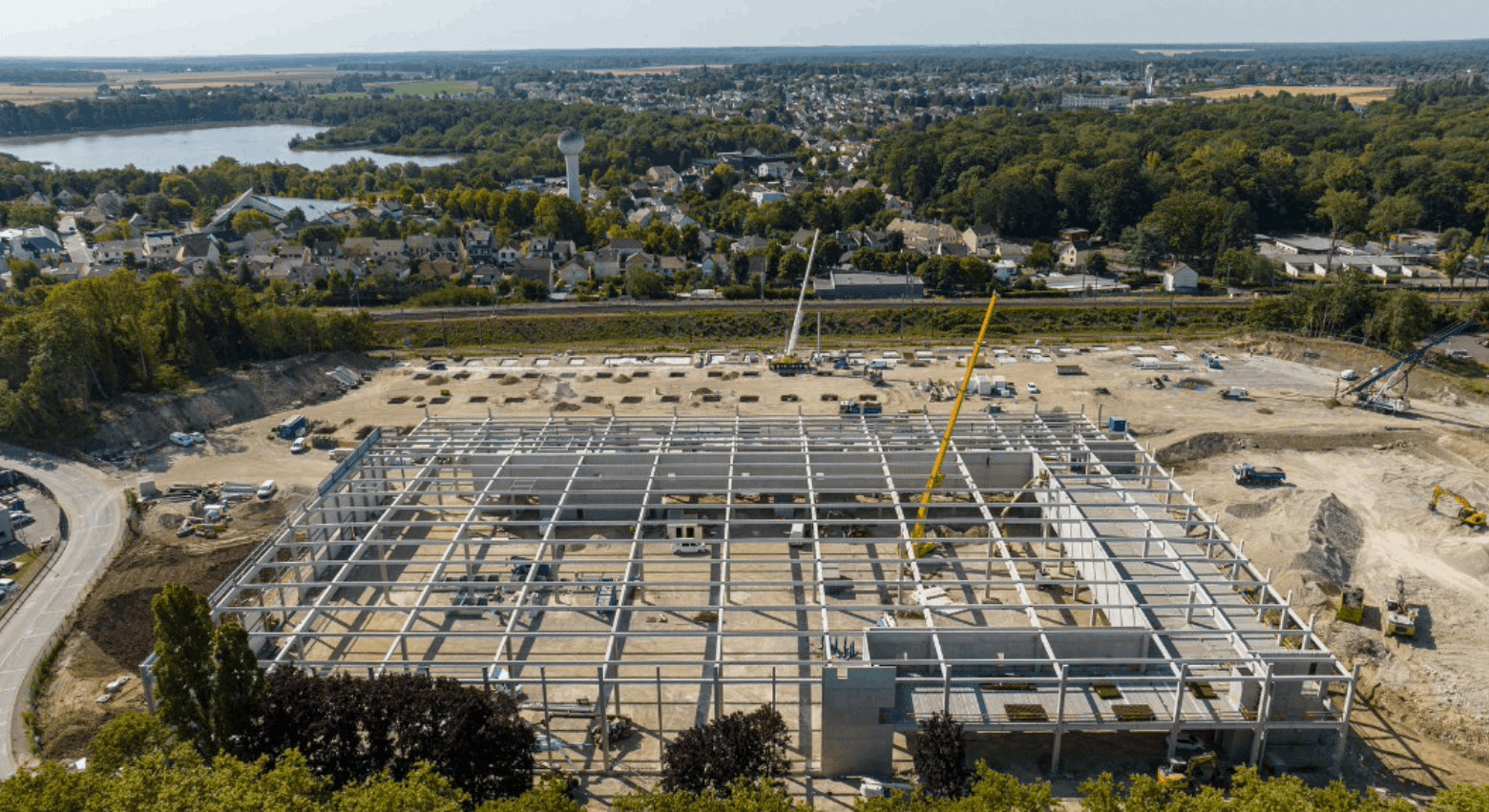 Construction site background